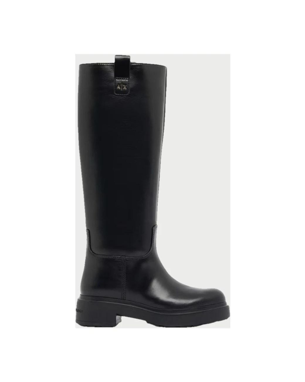 ARMANI EXCHANGE Black High Boots