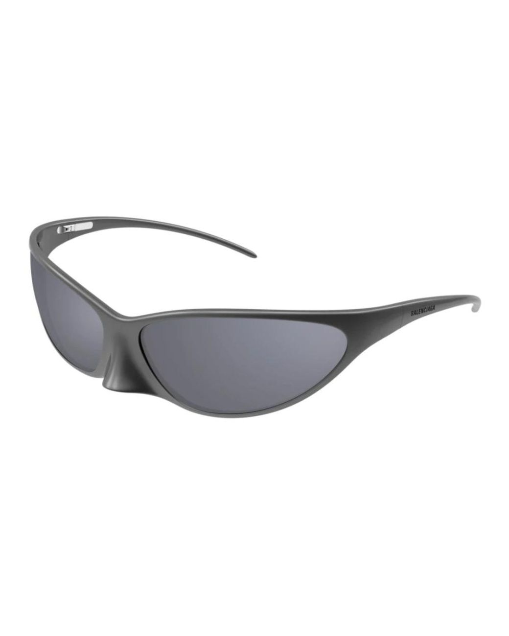 Balenciaga Gray Stylish Sunglasses With Unique Frame Design