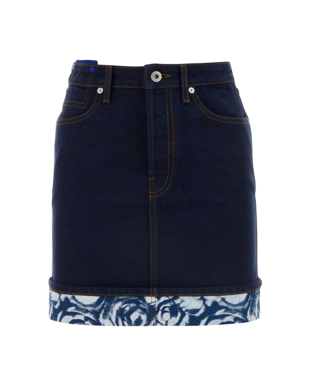 Burberry Blue Denim Skirts