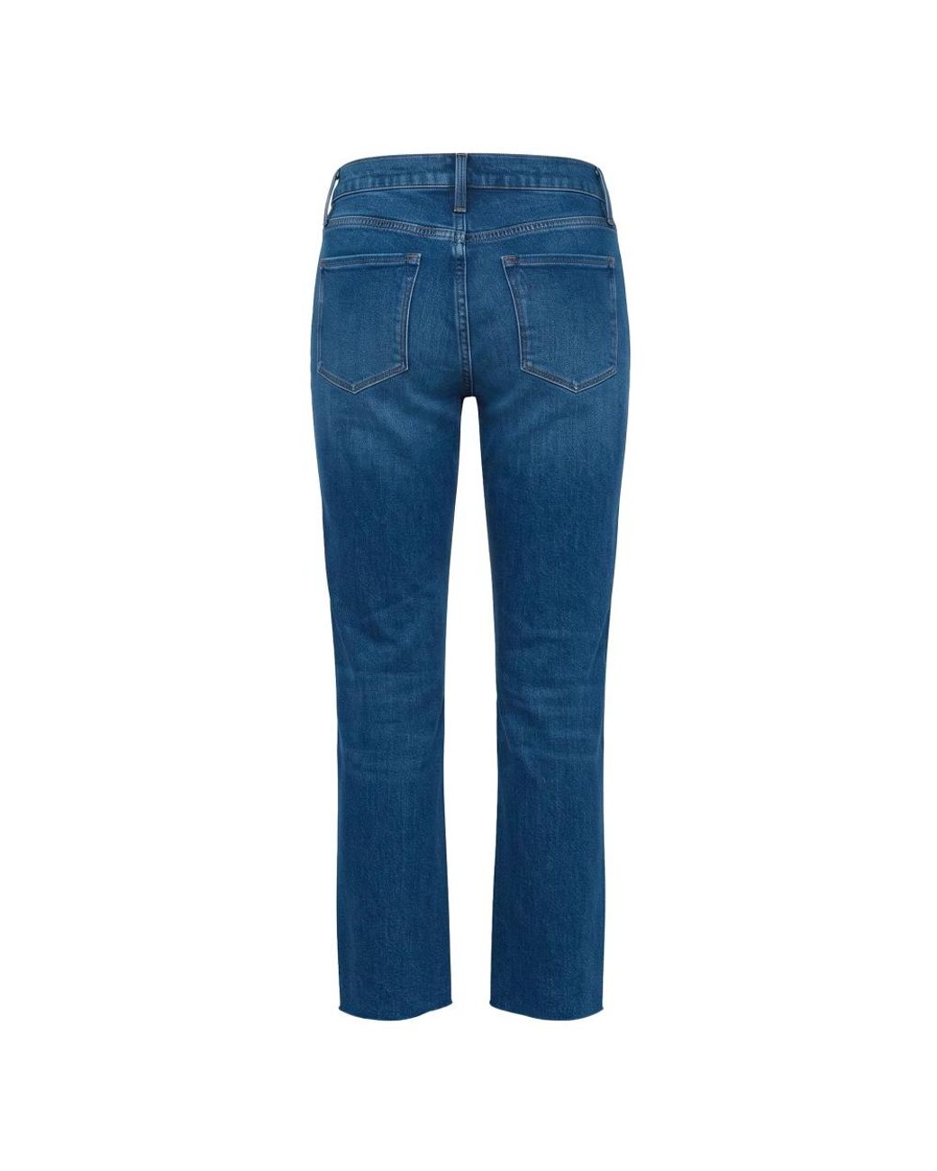 FRAME Blue Straight Fit Jeans