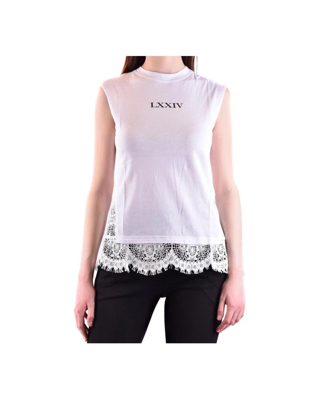 McQueen Purple Sleeveless Tops