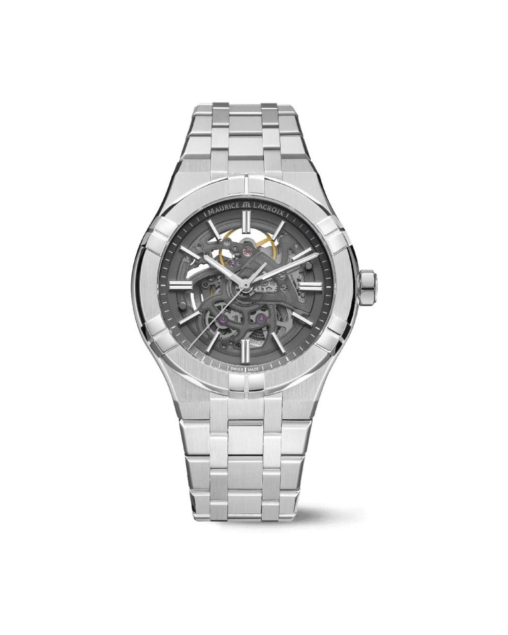 Maurice Lacroix Aikon Automatic Skeleton in het Metallic voor heren