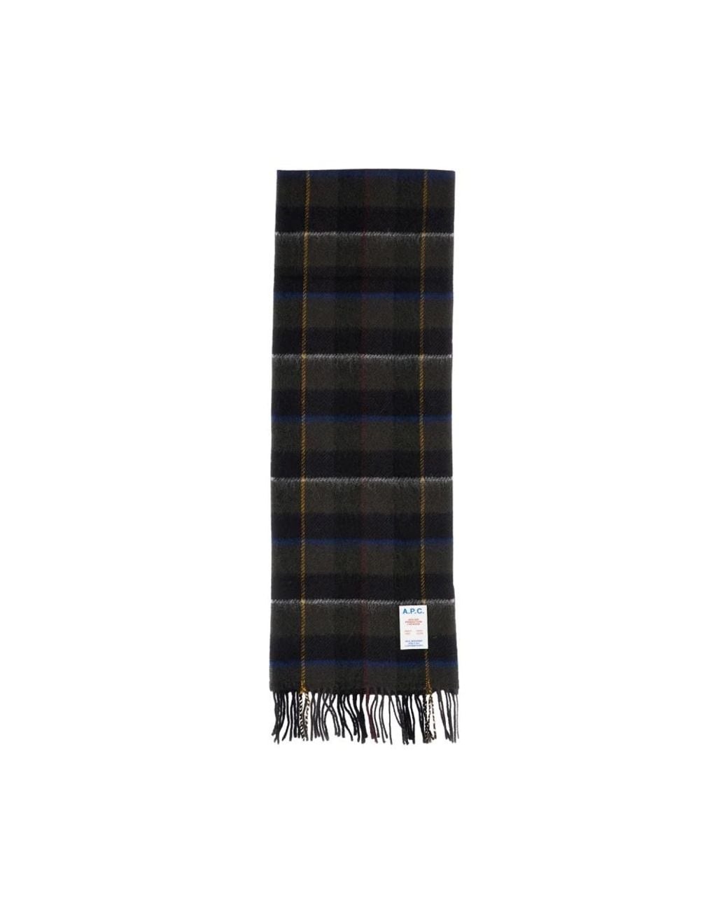 A.P.C. Black Winter Scarves for men