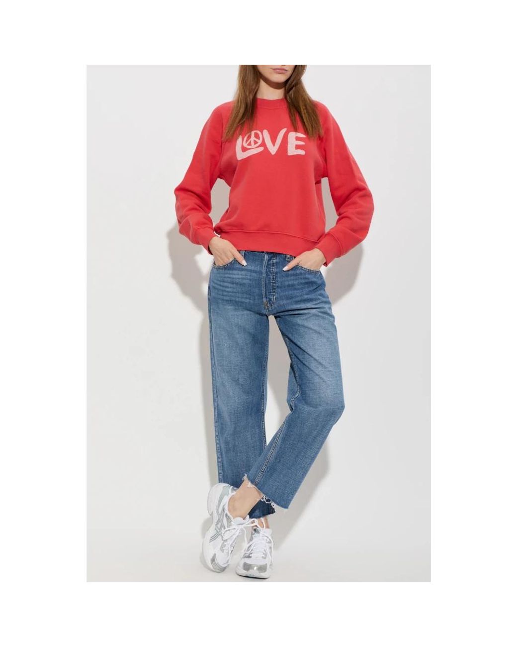 Straight Jeans Re/done de color Blue