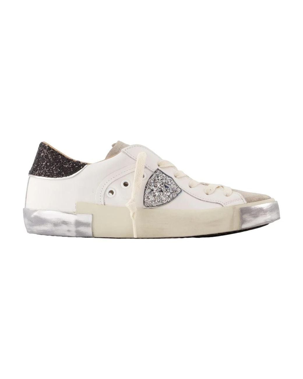 Philippe Model White Prsx Low Sneakers