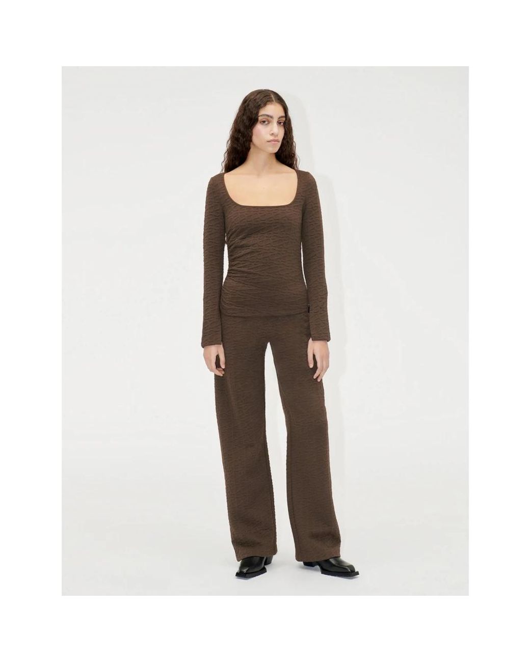 Stine Goya Black Wide Trousers