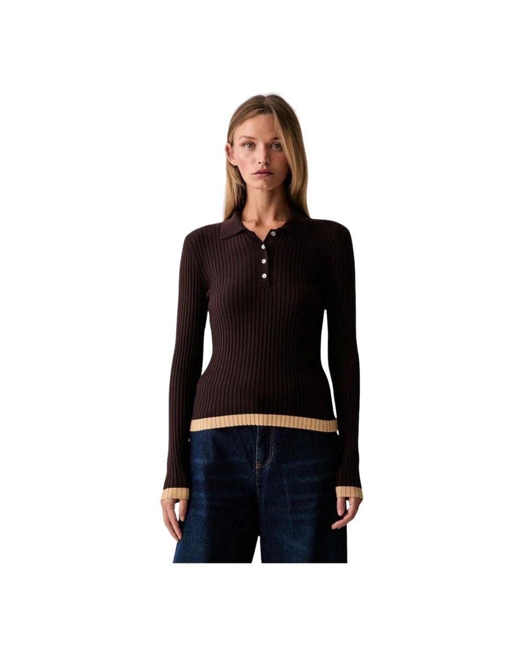 Twinset Black Polo Shirts