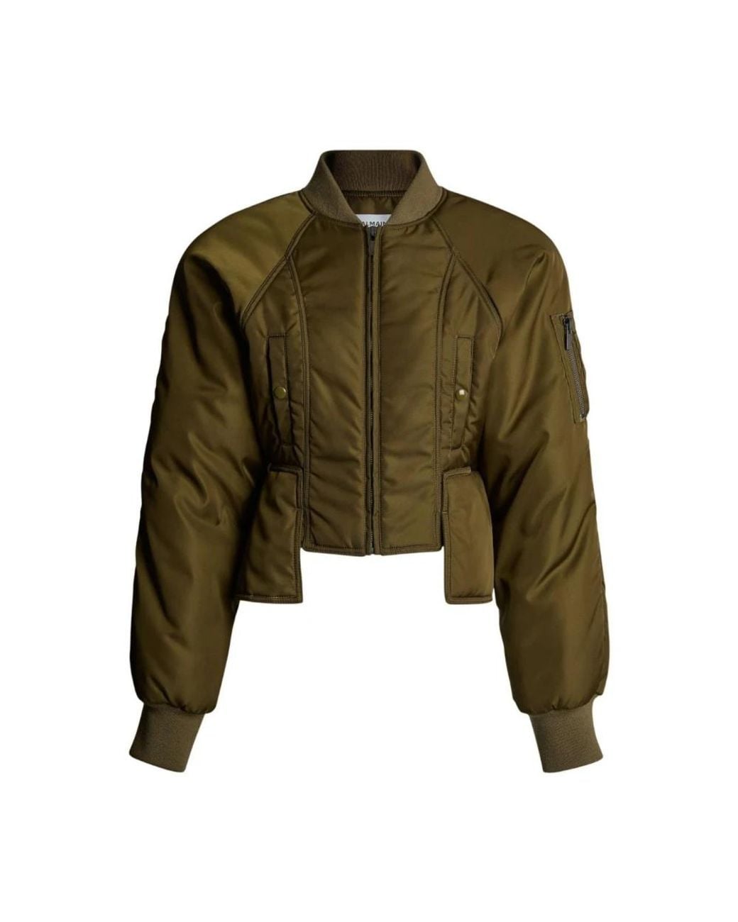 Bomber Jackets Balmain en coloris Green