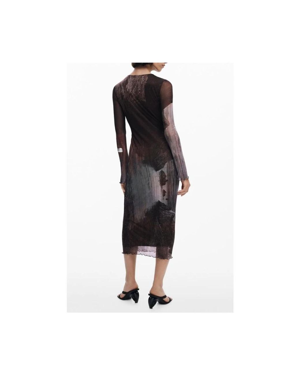 Desigual Black Midi Dresses