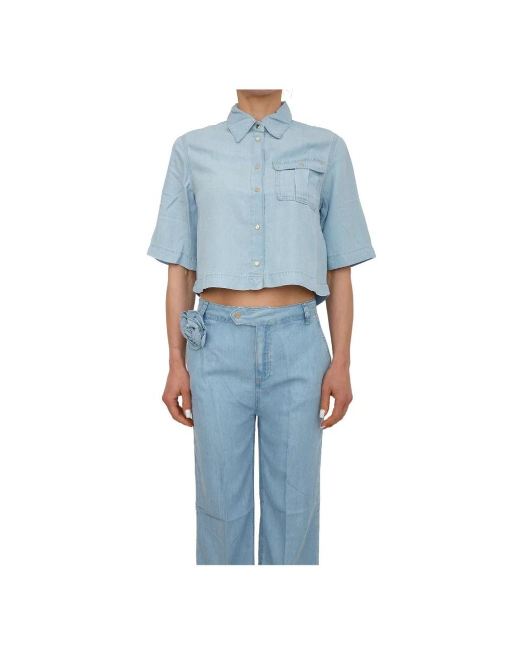 Blugirl Blumarine Blue Shirts