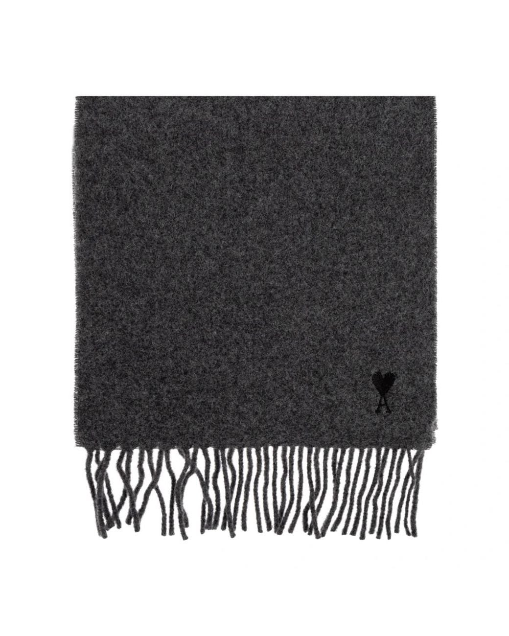 AMI Black Winter Scarves