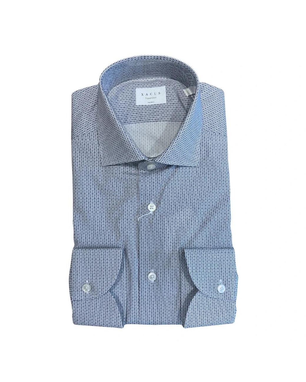 Xacus Blue Casual Shirts for men