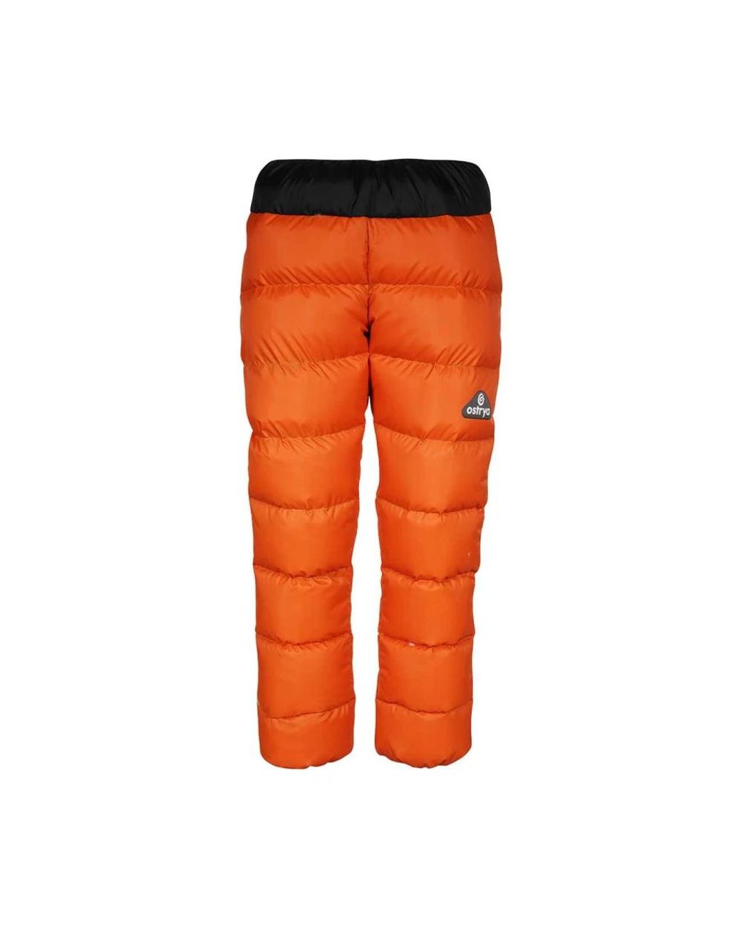 Ostrya Fitness ,Oranje ,Nylon Contrasterende Nylon Skibroek in het Orange voor heren