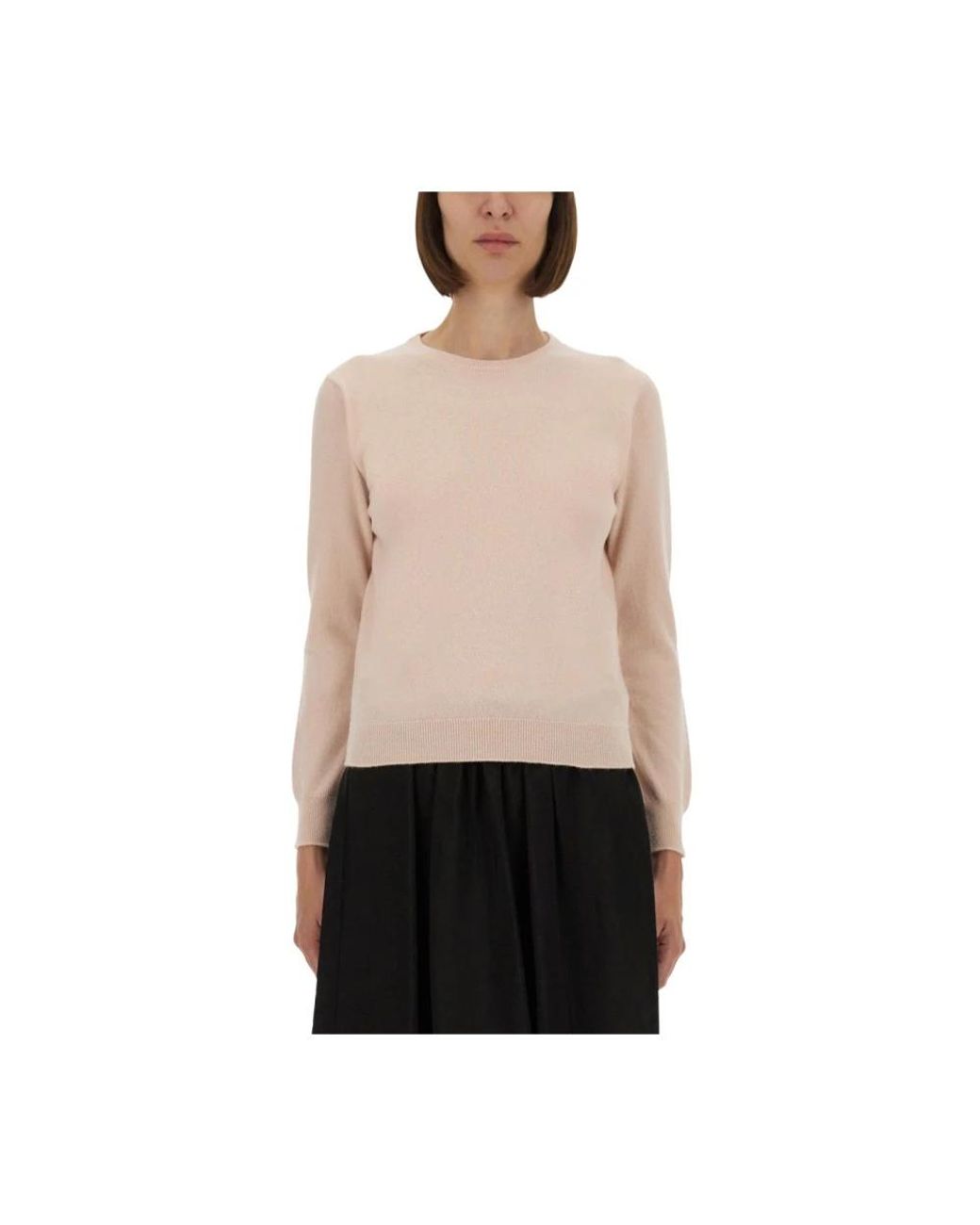 Maison Margiela Rondgebreide Kleding in het Natural