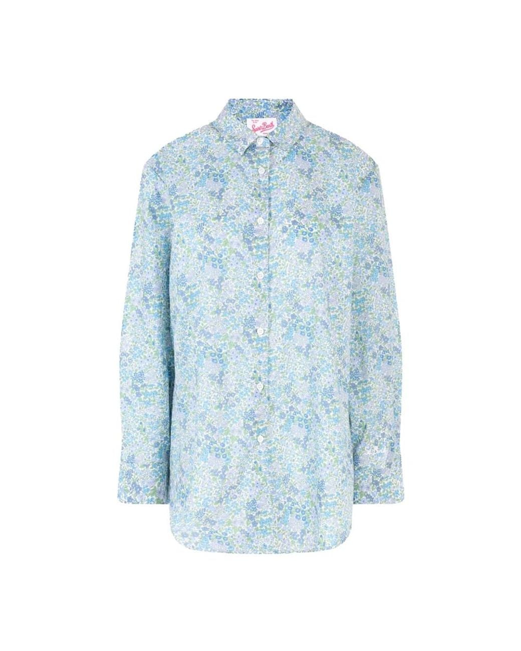 Shirts Mc2 Saint Barth de color Blue