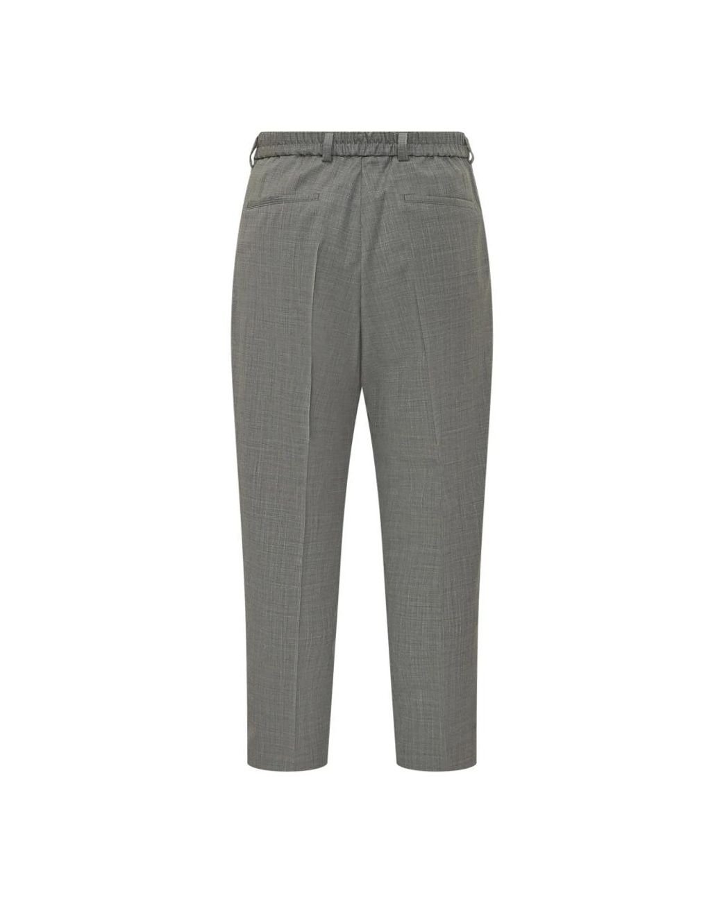 Boss Gray Suit Trousers for men