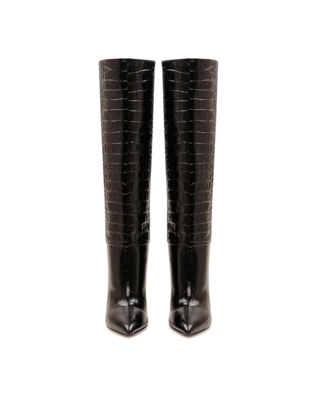 Paris Texas Black Heeled Boots