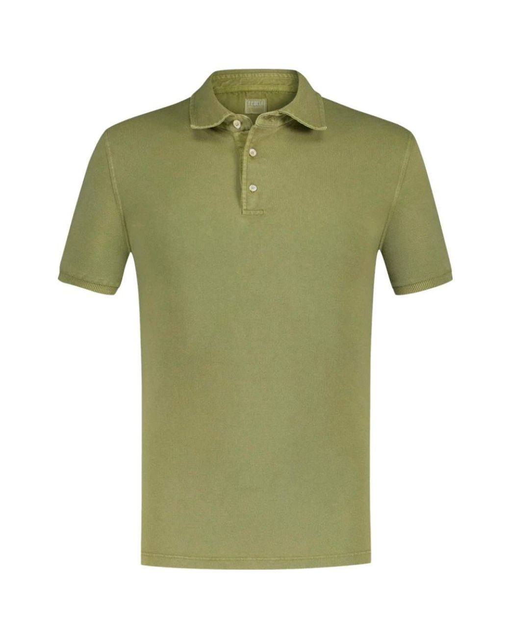 Fedeli Green Polo Shirts for men