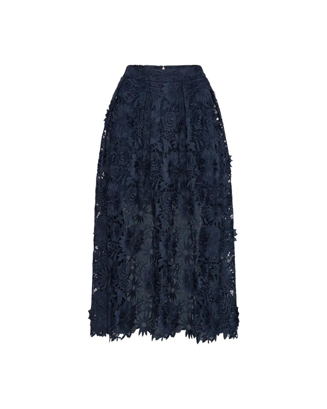 ROTATE BIRGER CHRISTENSEN Blue Midi Skirts
