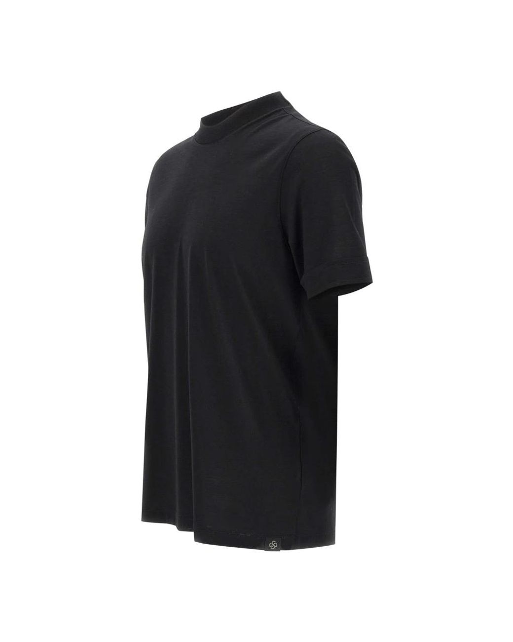 Gran Sasso Black T-Shirts for men