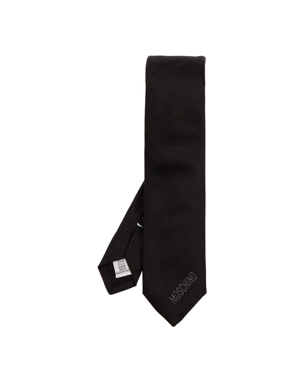 Moschino Seidenkrawatte in Black für Herren