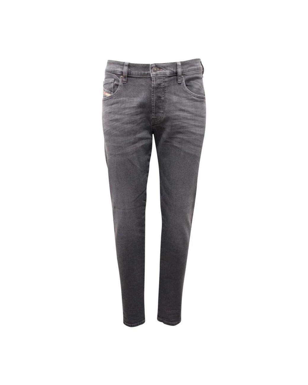 DIESEL Gray Slim Fit Jeans for men
