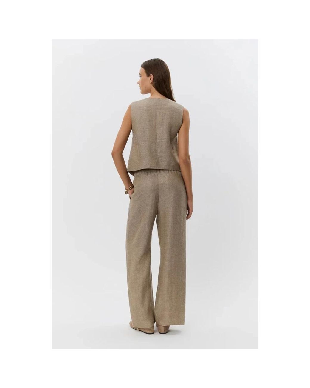 Wide Trousers Sofie Schnoor de color Gray