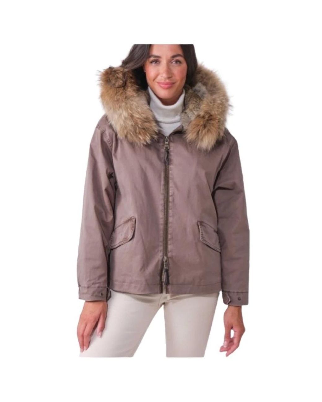 BLONDE No. 8 Brown Parkas