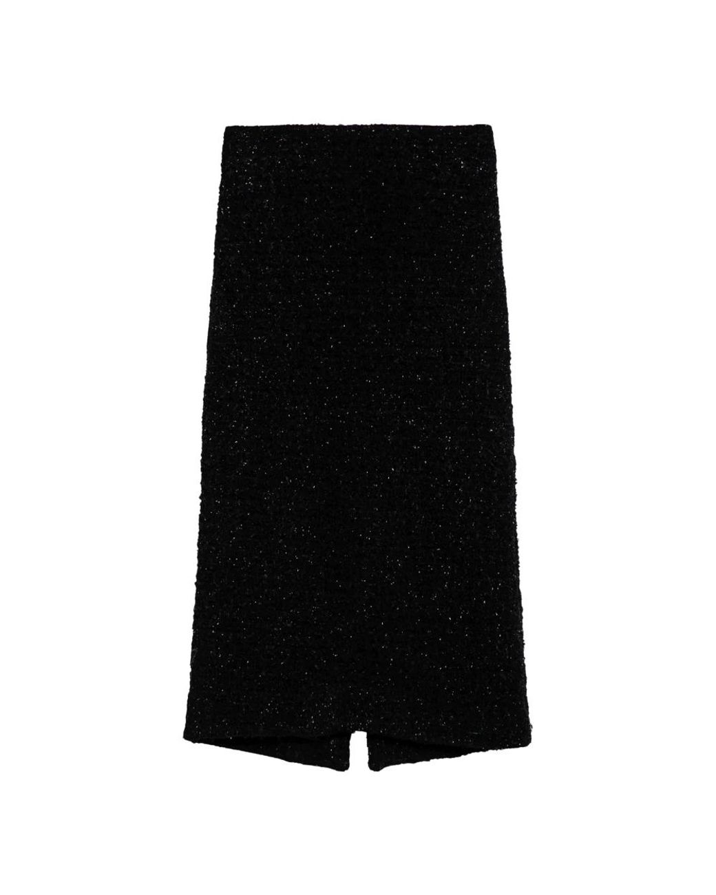 Balenciaga Black Midi Skirts
