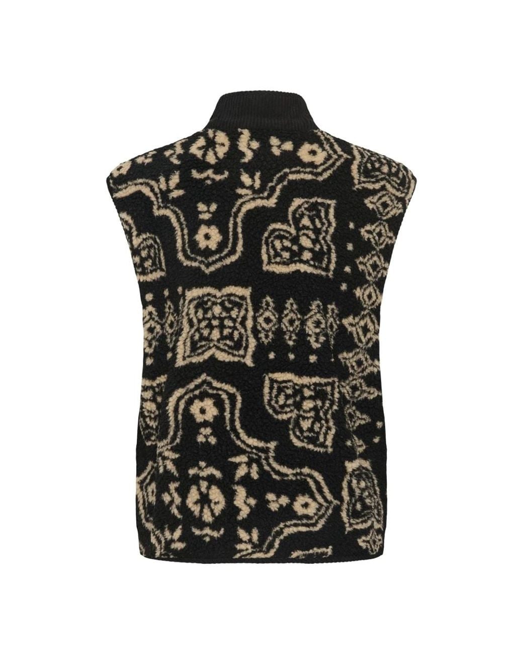 Vests Kaffe de color Black