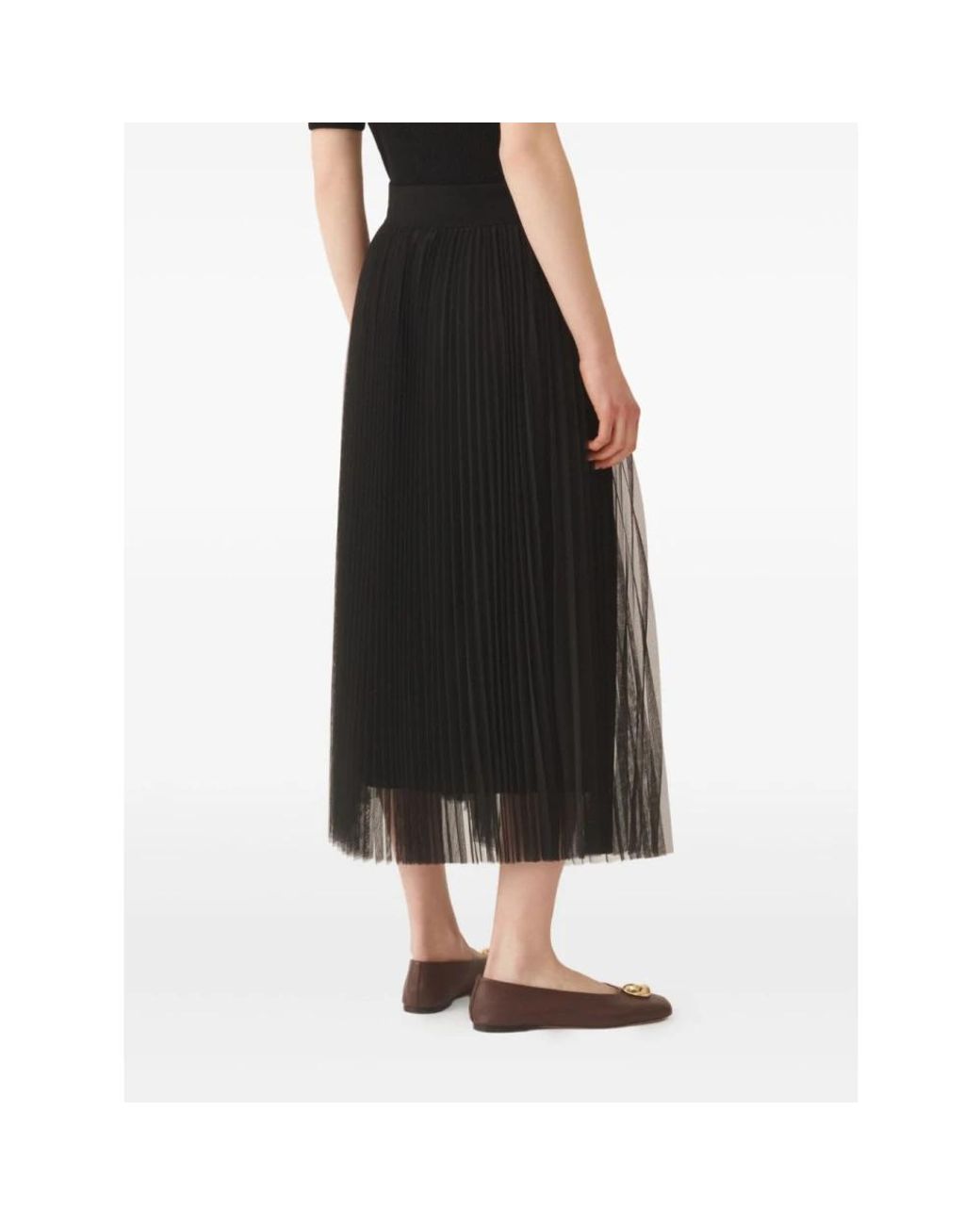 Fabiana Filippi Black Midi Skirts
