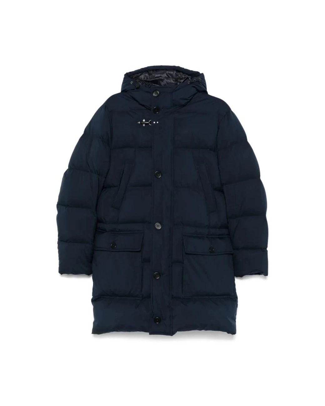 Fay Double-Front Down Jacket in het Blue voor heren
