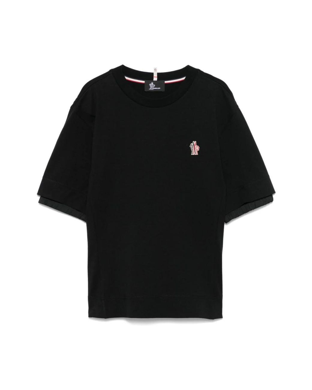 Moncler Black T-Shirts