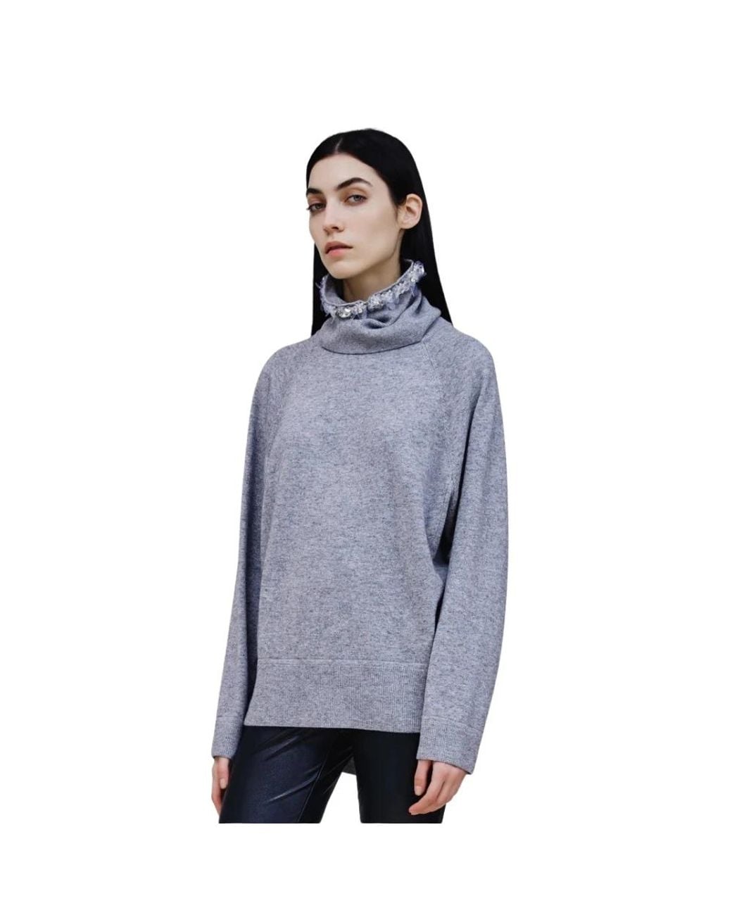 Nenette Blue Turtlenecks