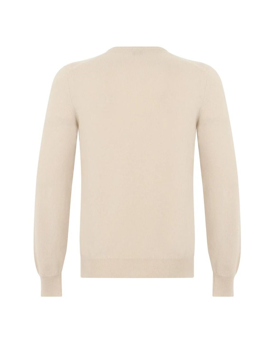 Fedeli Natural V-Neck Knitwear for men