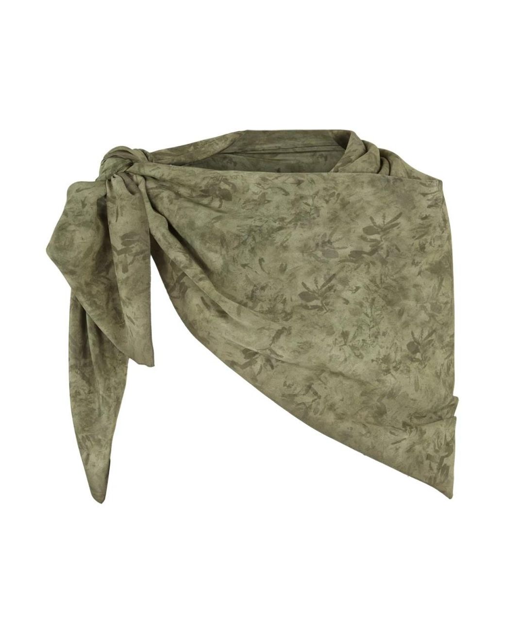 Cortana Green Silk Scarves