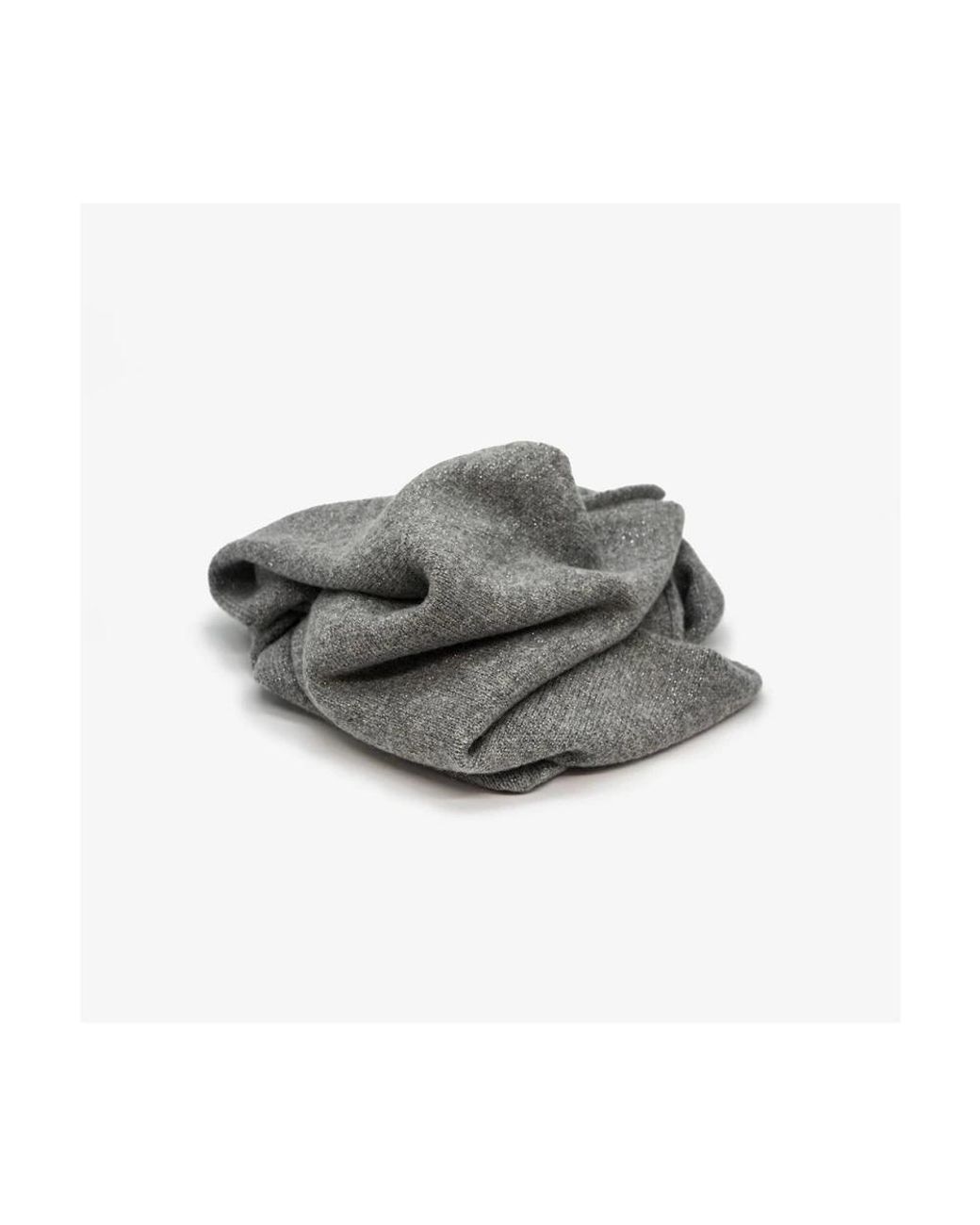 Fabiana Filippi Gray Winter Scarves