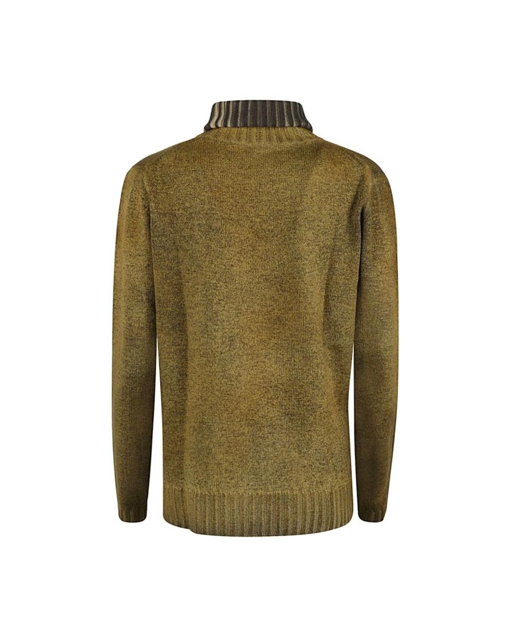 ALESSANDRO ASTE Green Turtlenecks