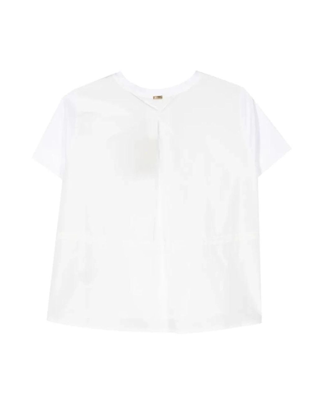 Herno White T-Shirts