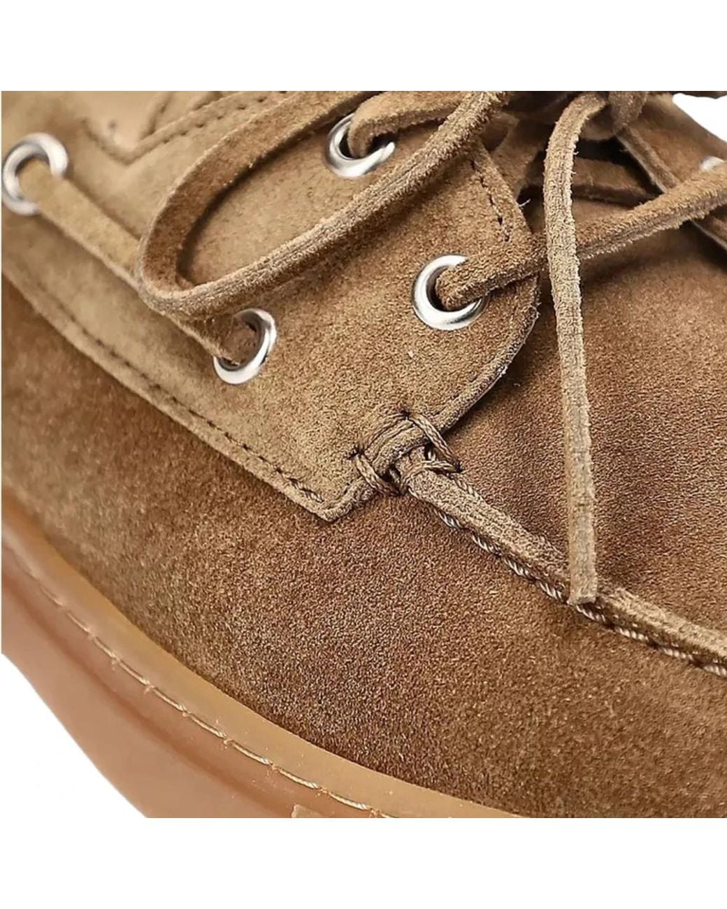 COPENHAGEN Brown Boat Shoes for men