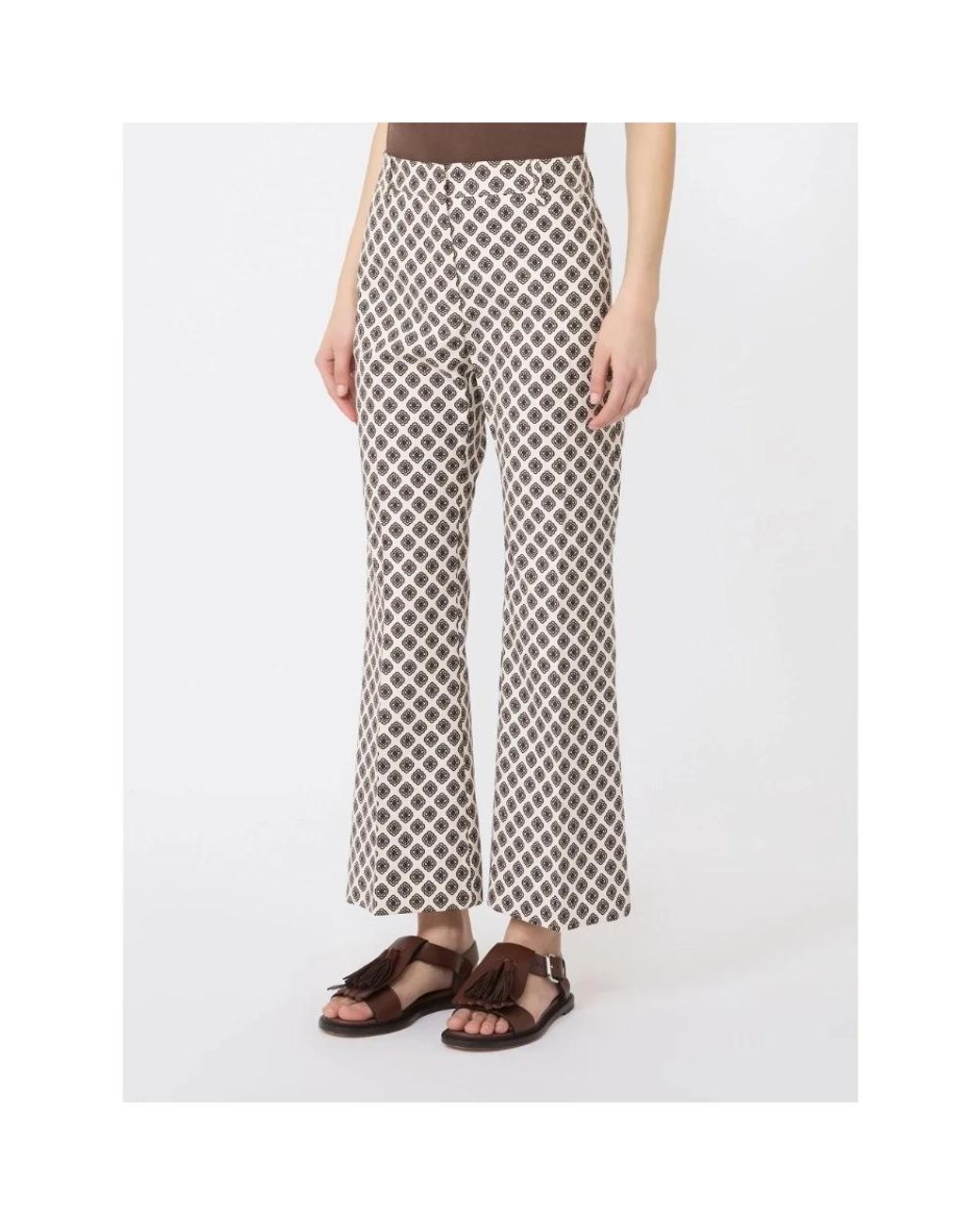 Weekend by Maxmara Gray Wide Trousers