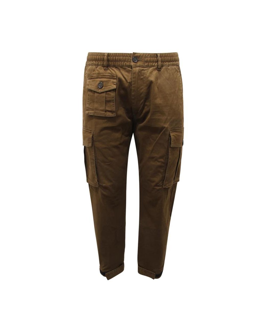 DSquared² Brown Slim-Fit Trousers for men