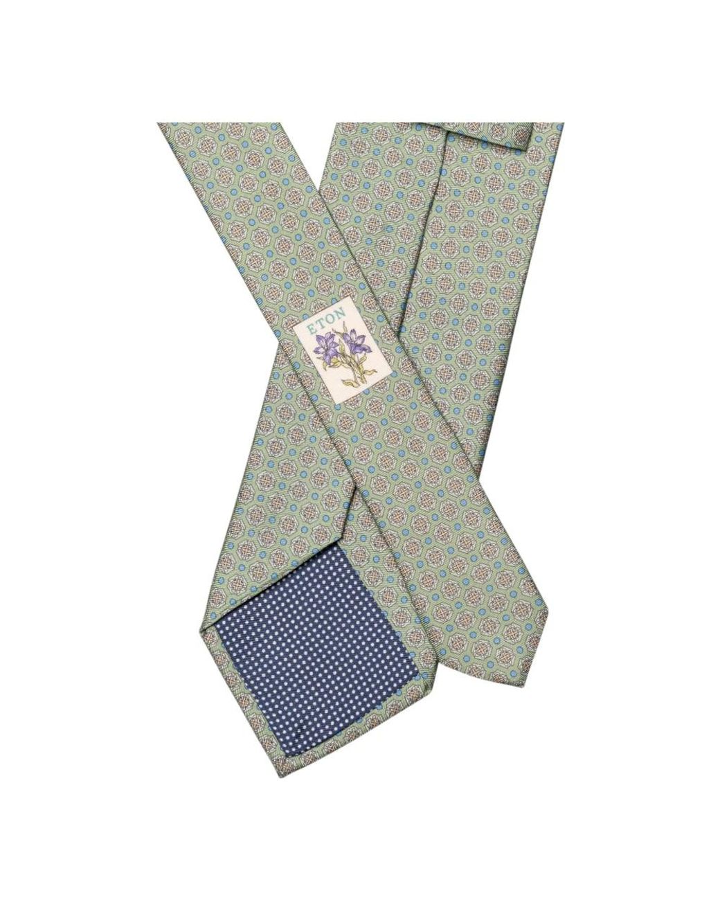 Eton of Sweden Gray Ties for men