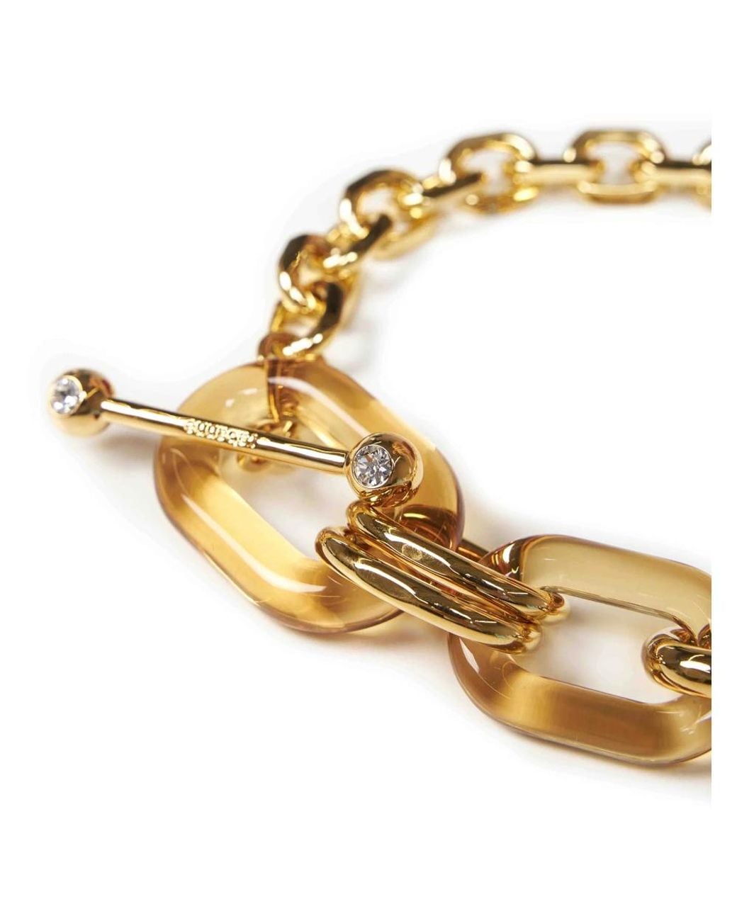 Rabanne Metallic Oversized Link Halskette