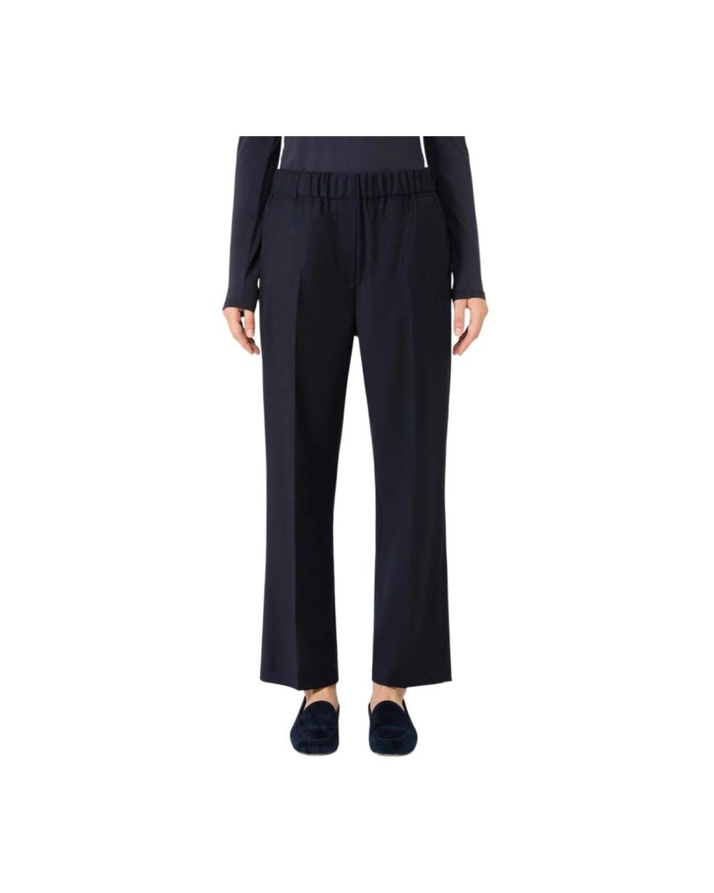 Weekend by Maxmara Black Wide Trousers