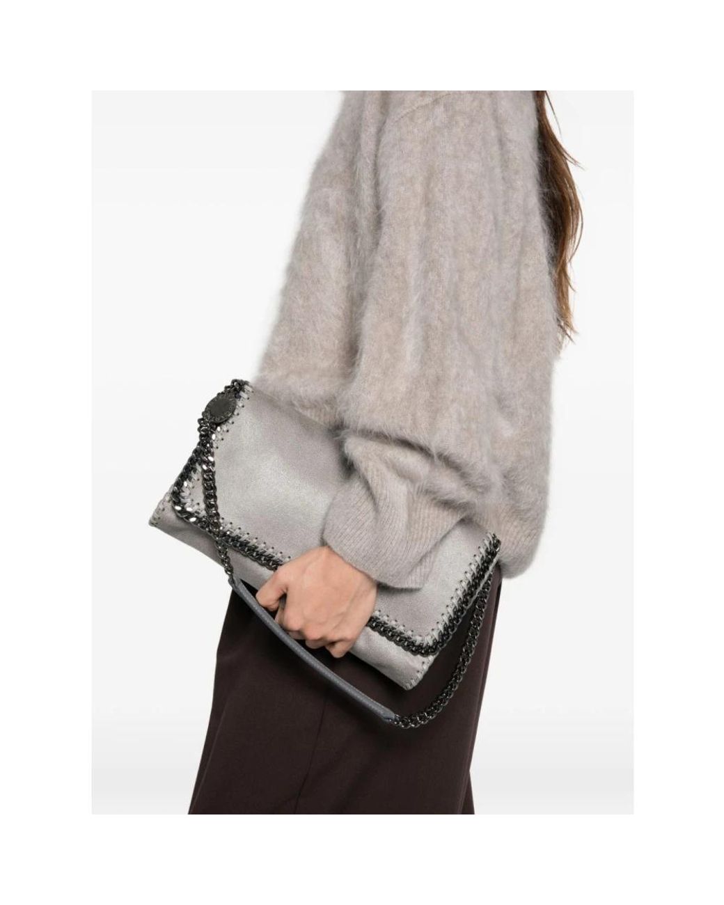Stella McCartney Gray Shoulder Bags