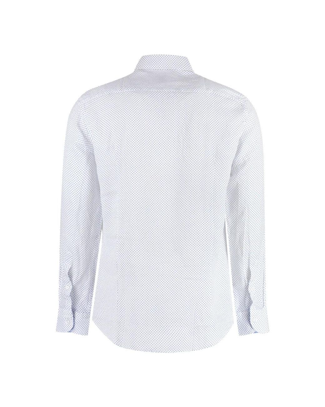 BASTONCINO White Casual Shirts for men