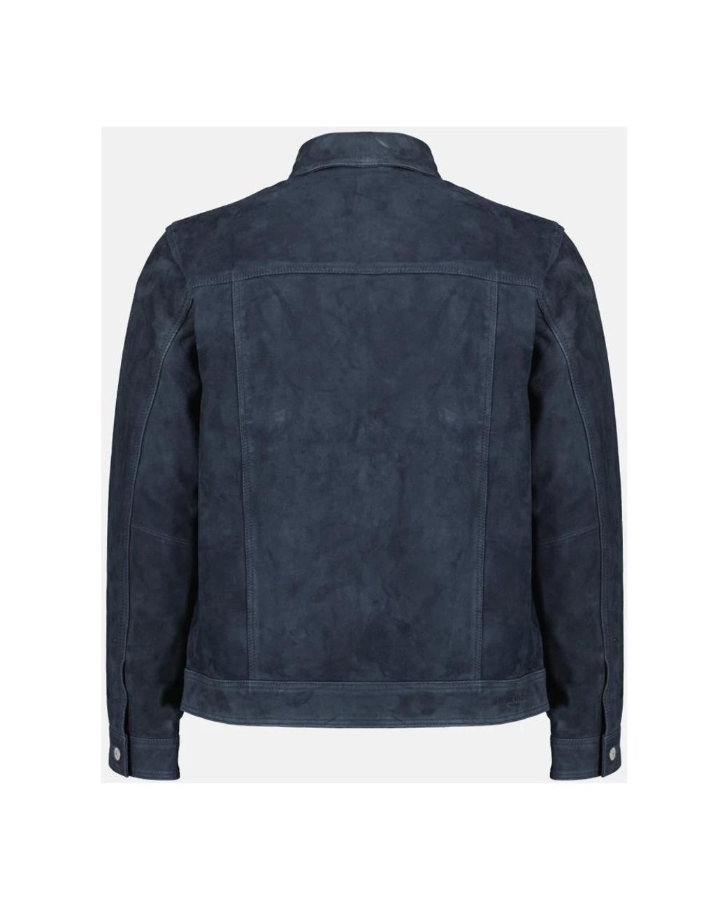 Officine Generale Blue Denim Jackets for men