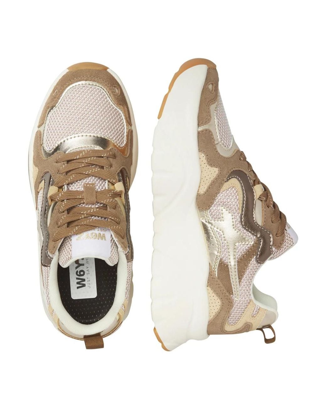 W6yz Natural Sneakers