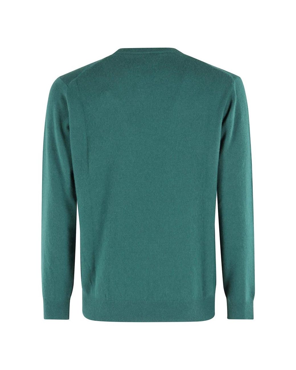 Mc2 Saint Barth Green Round-Neck Knitwear for men
